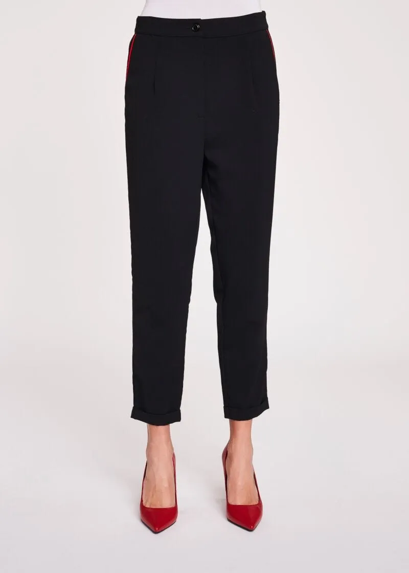 Pantaloni carrot fit