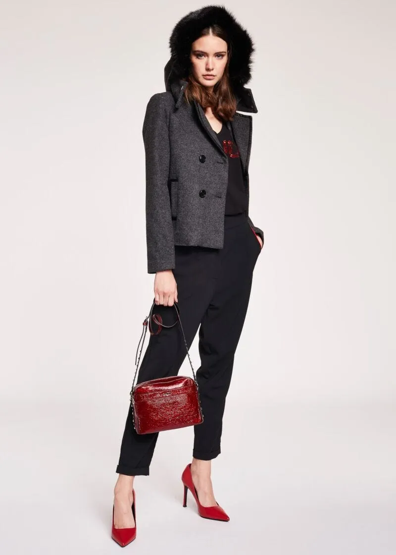 Pantaloni carrot fit