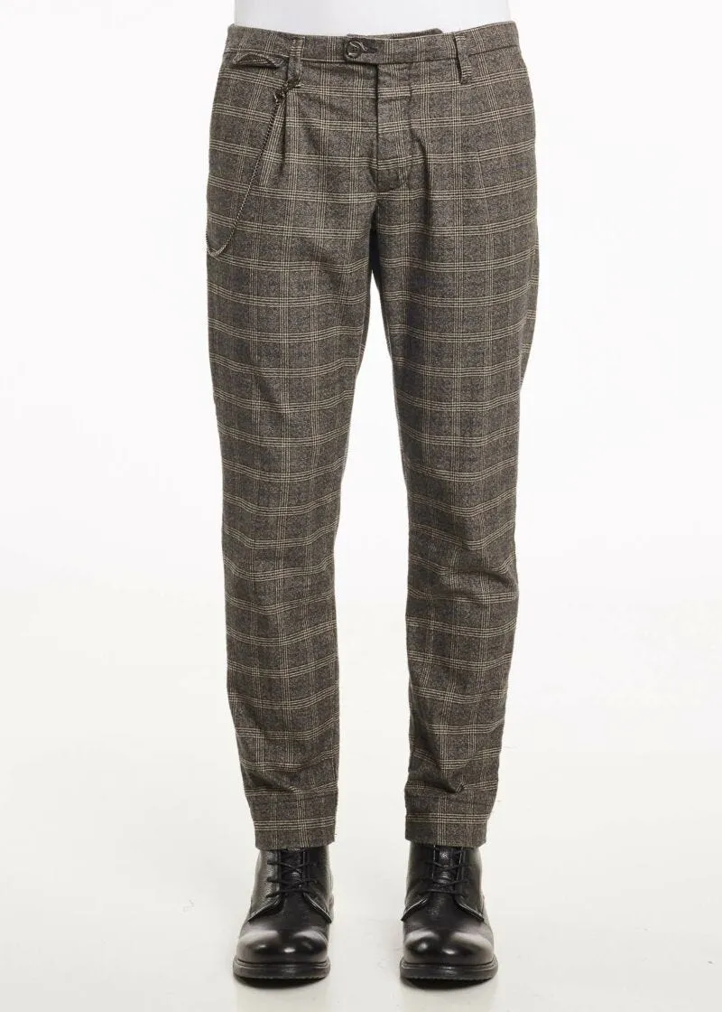 Pantaloni chino Principe di Galles