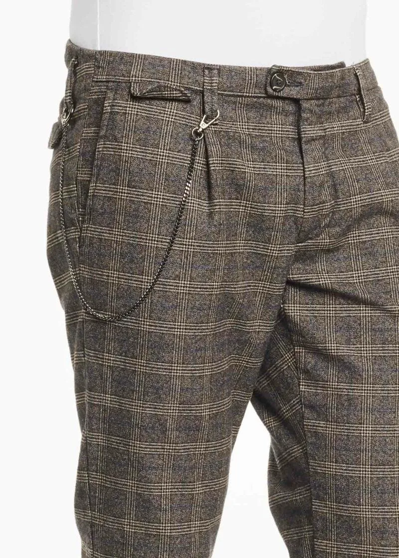 Pantaloni chino Principe di Galles