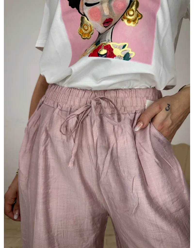 PANTALONI ECONOMY FRIDY ROSA