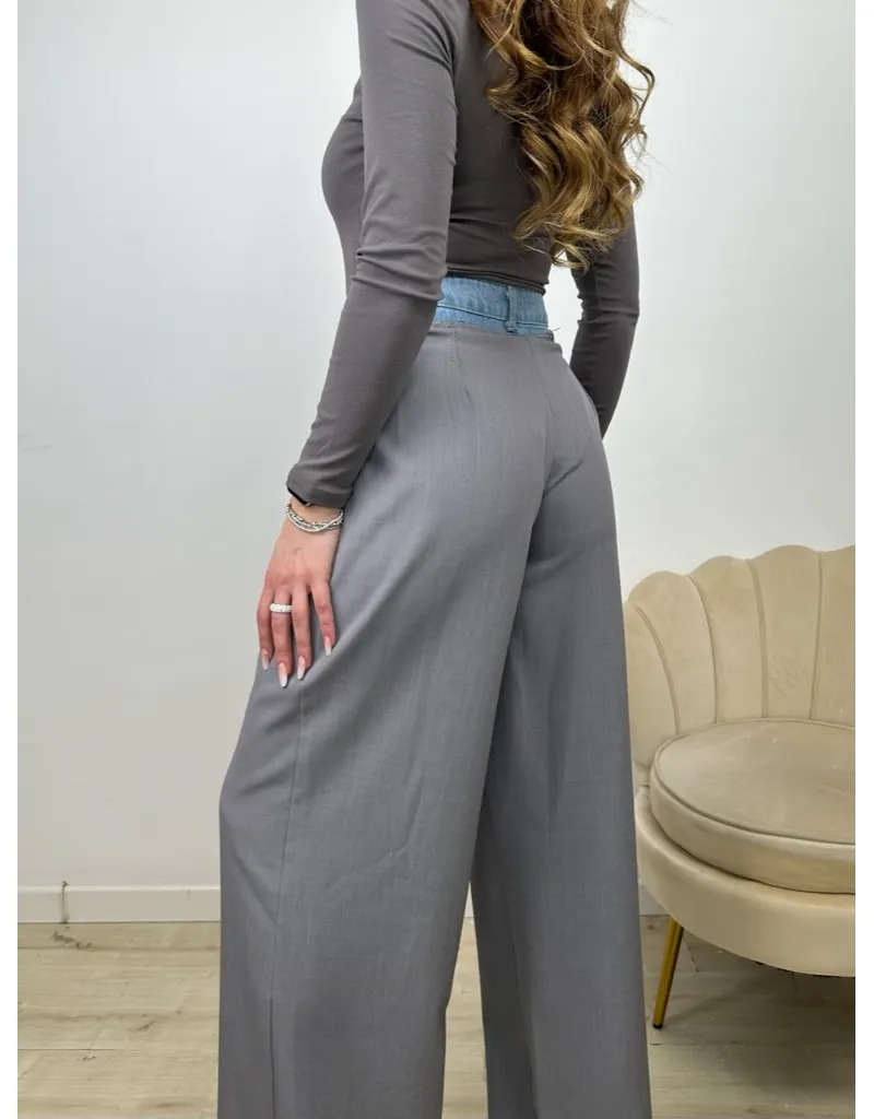 PANTALONI FRIDAY GRIGIO