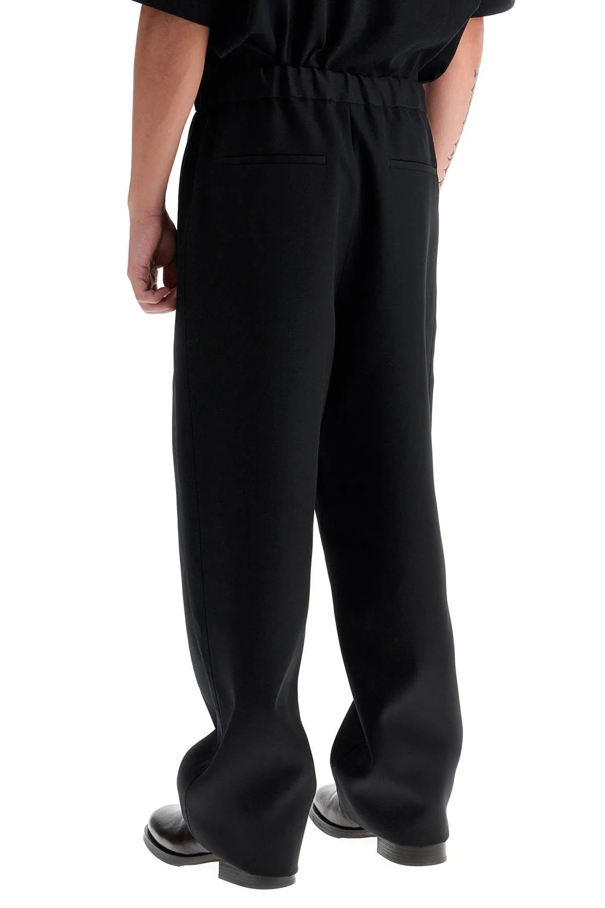 Pantaloni in gabardine di lana
