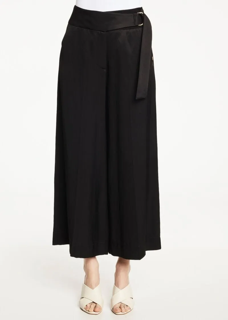 Pantaloni in viscosa e lino