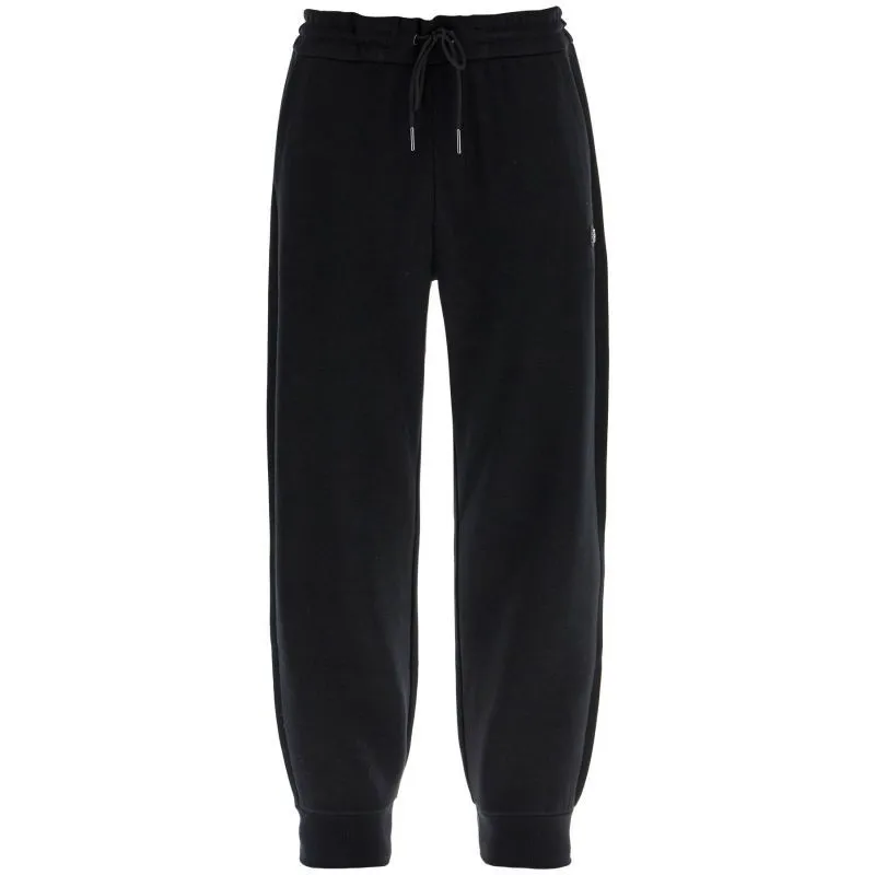 Pantaloni jogger con patch doppio monogramma