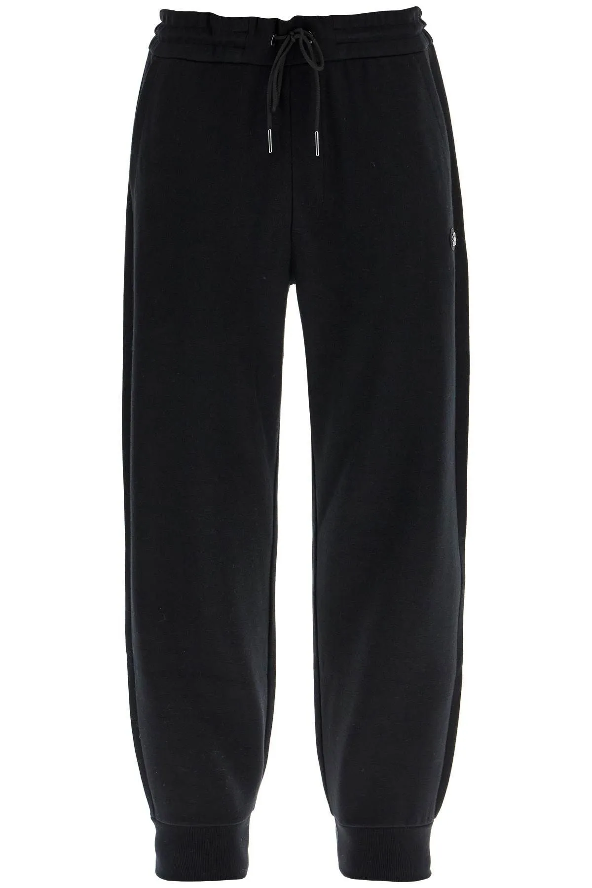 Pantaloni jogger con patch doppio monogramma
