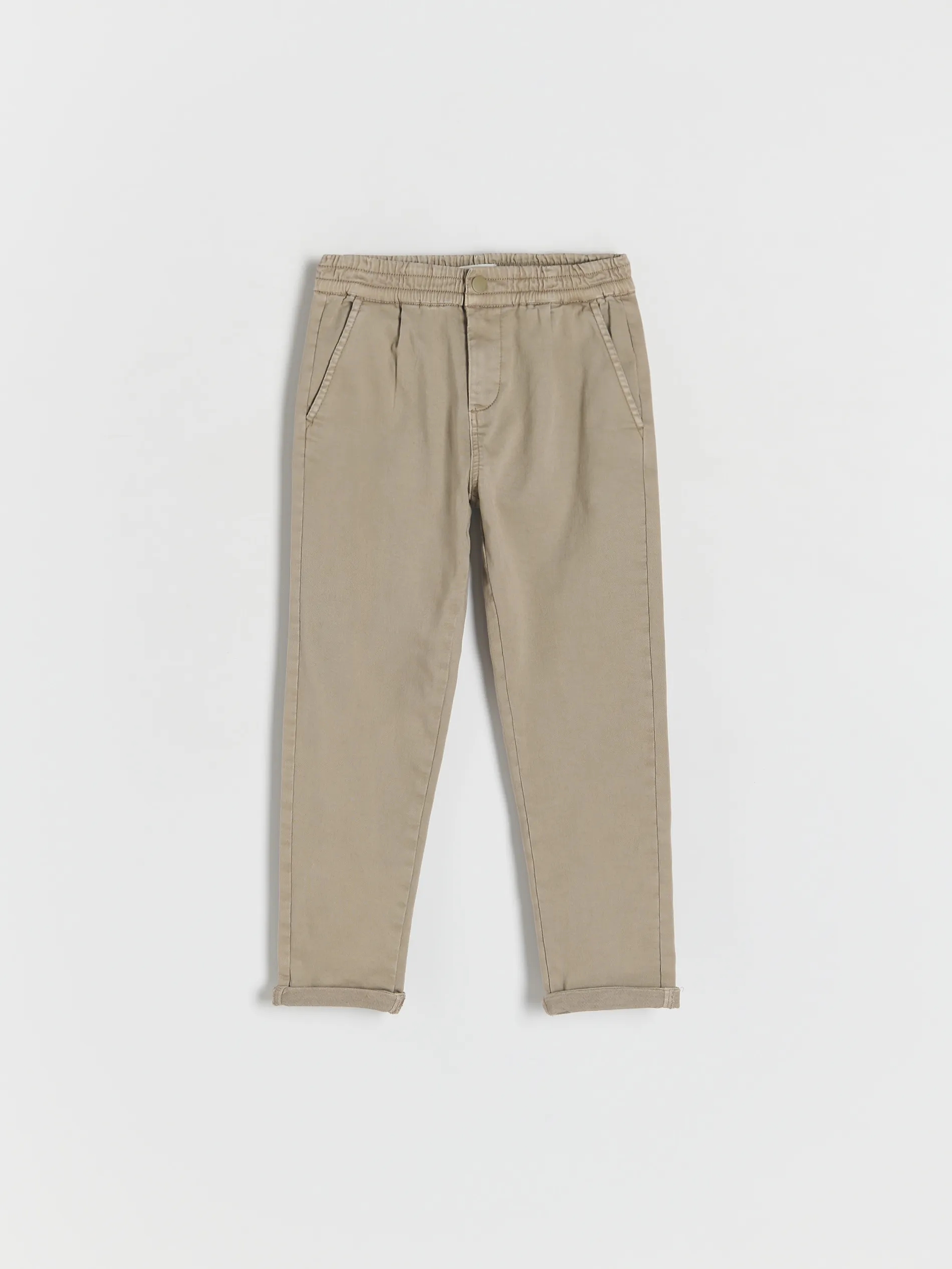 Pantaloni regular altamente elasticizzati