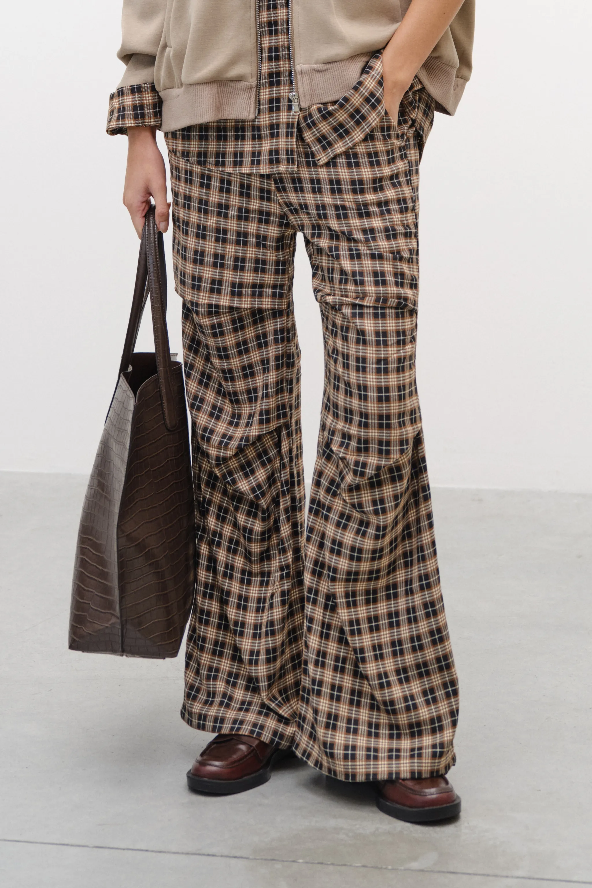 PANTALONI STAMPA TARTAN