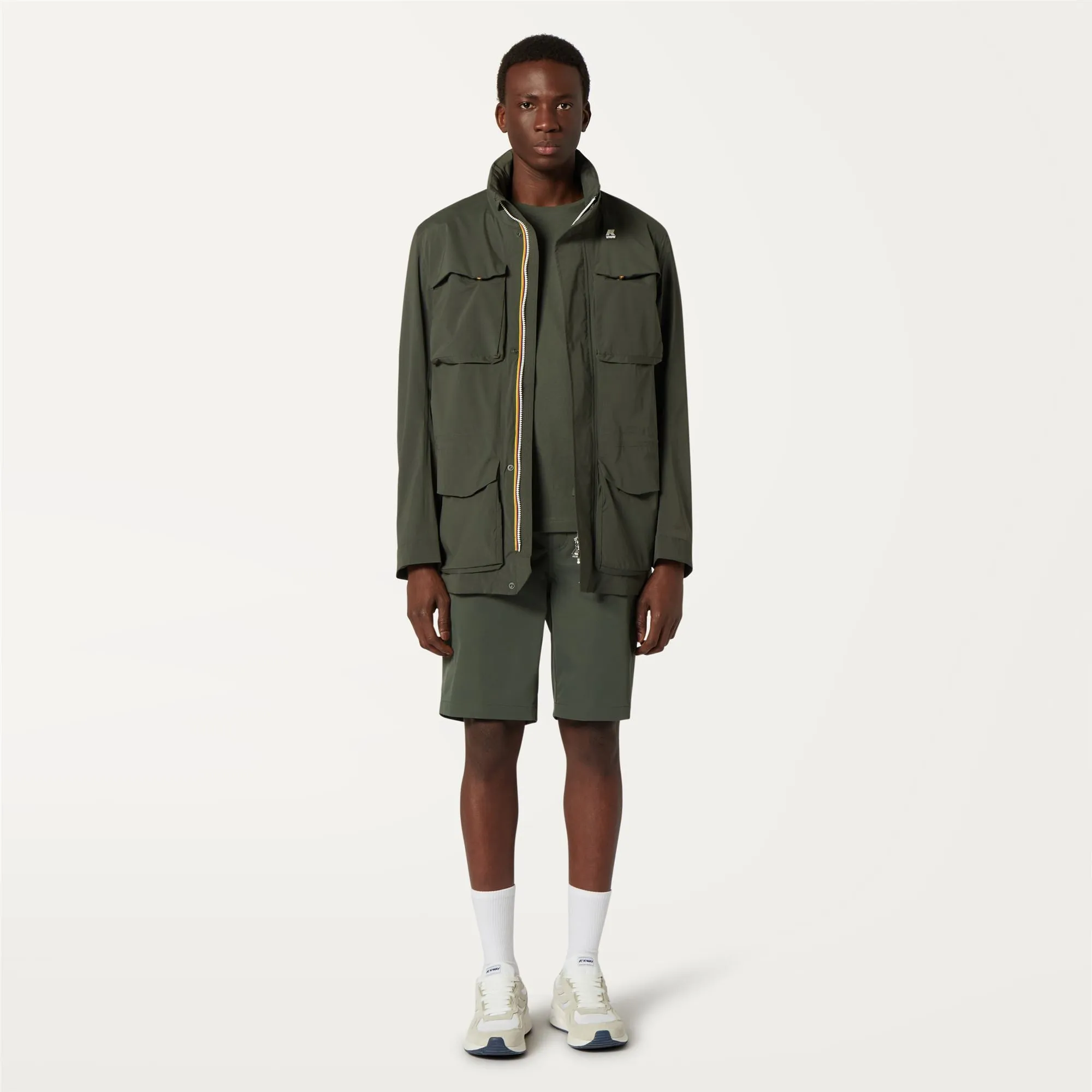 PAVE TWILL GREEN BLACKISH