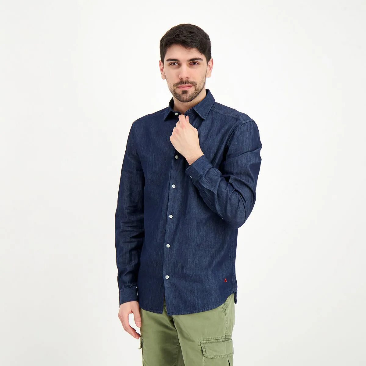      PEUTEREY CAMICIA COLLO FRANCESE CHAMBRAIS VINTEX CHA  
