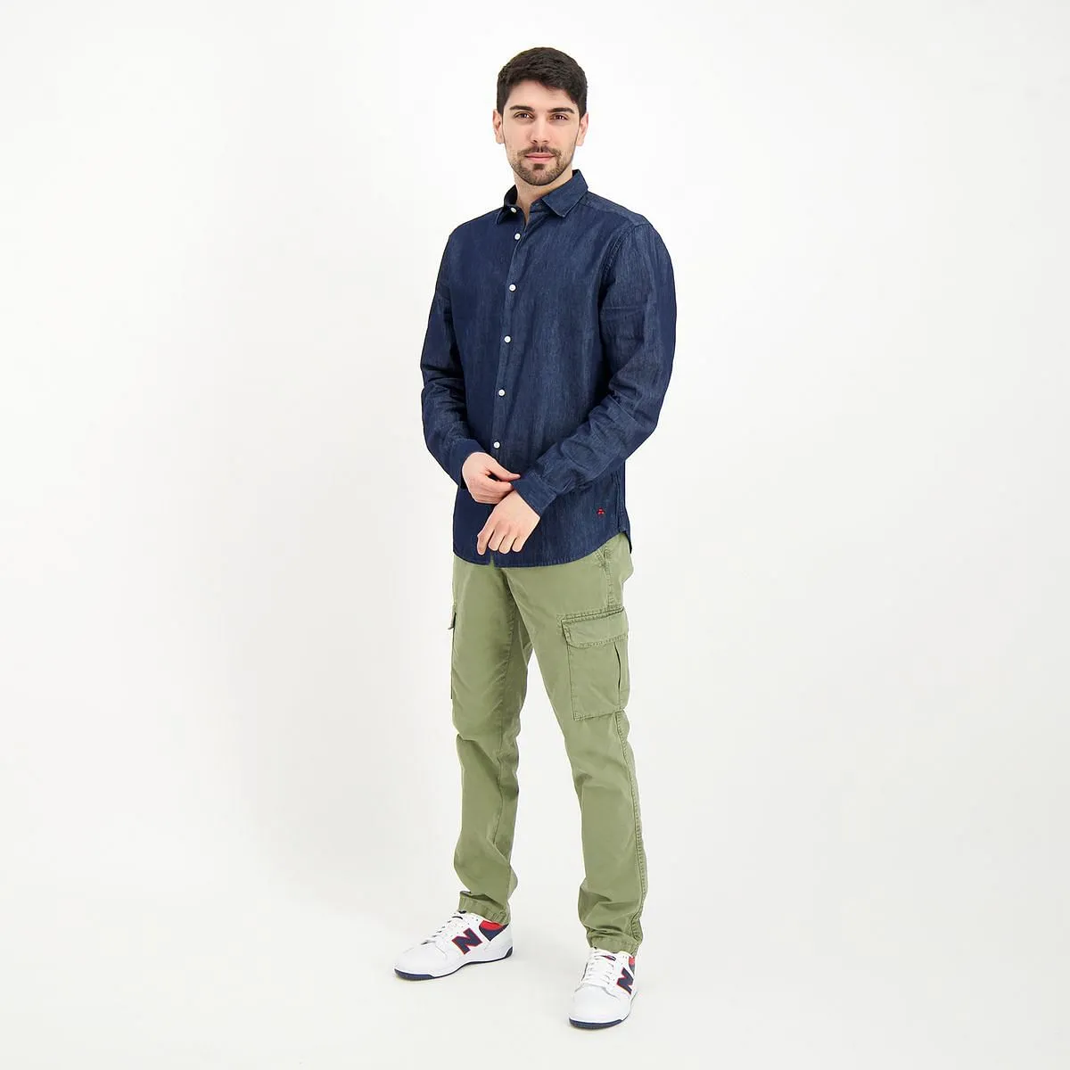      PEUTEREY CAMICIA COLLO FRANCESE CHAMBRAIS VINTEX CHA  