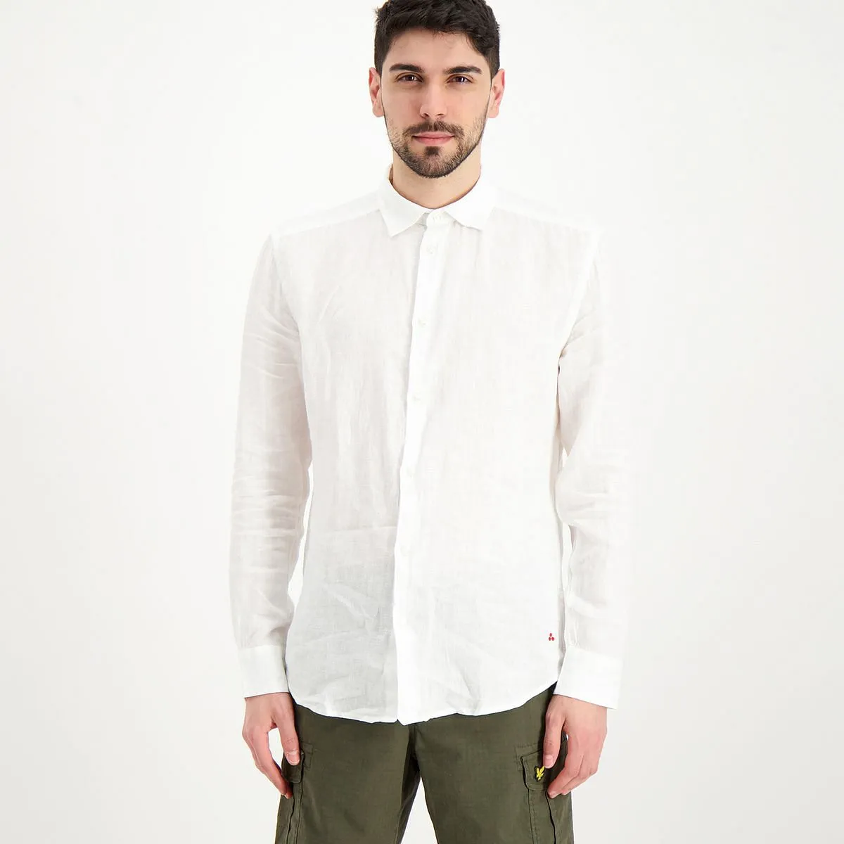      PEUTEREY CAMICIA COLLO FRANCESE IN LINO VINTEX  