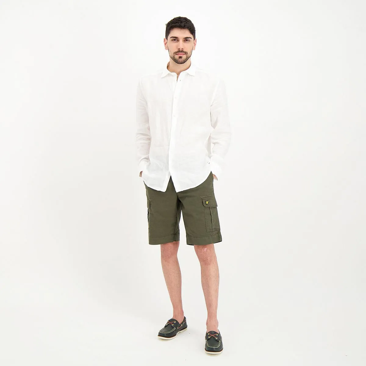      PEUTEREY CAMICIA COLLO FRANCESE IN LINO VINTEX  