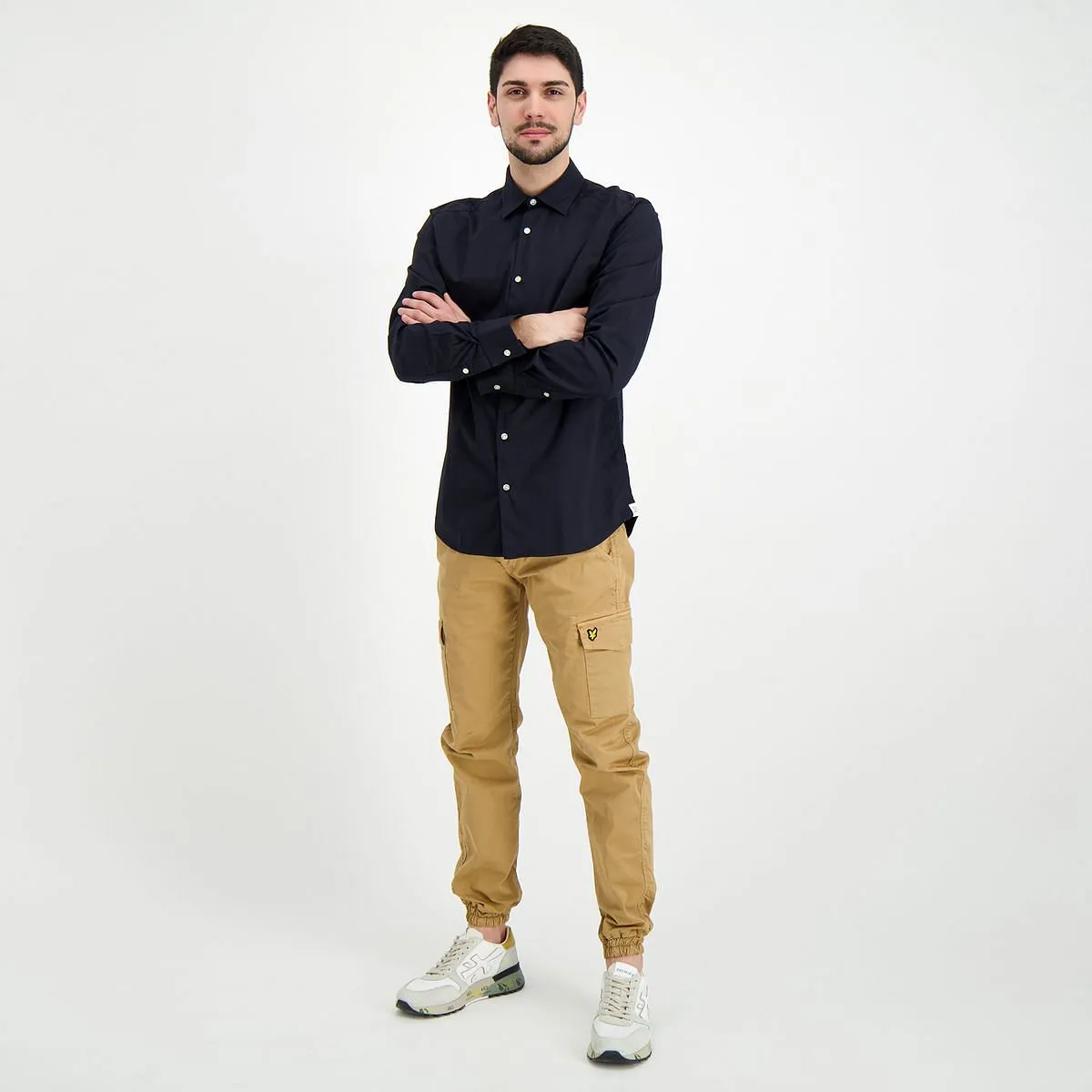      PEUTEREY CAMICIA IN POPELINE STRETCH VINTEX POP  