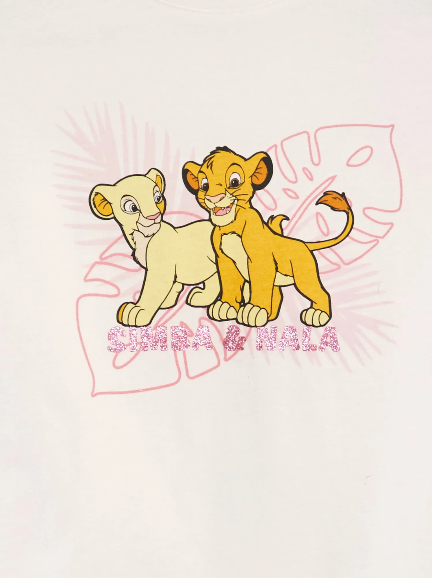 Pigiama 'Il Re Leone' in jersey - 2 pezzi - ROSA