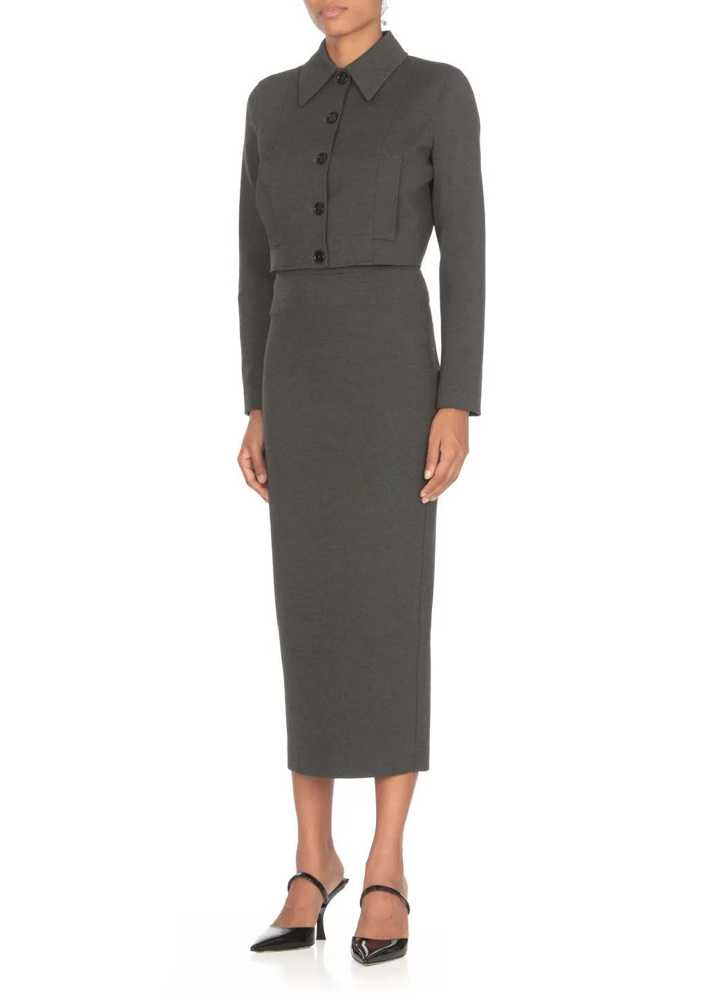  Pinko Giacca cropped in viscosa 