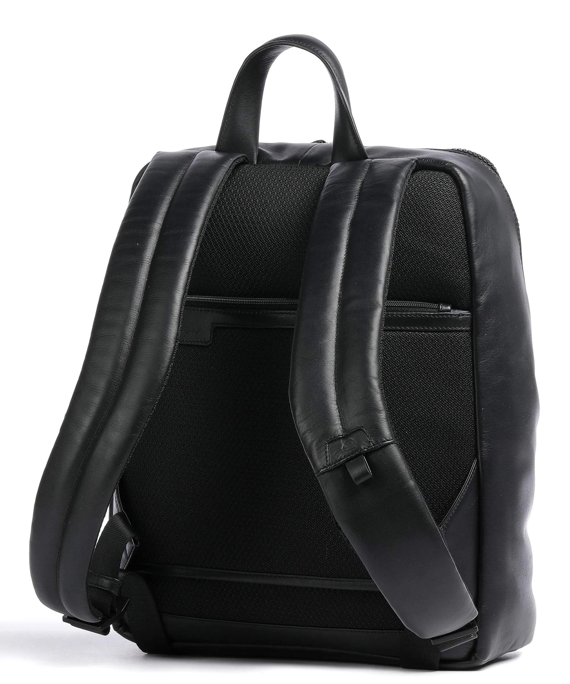  Piquadro Finn Zaino 13″ pelle di vacchetta finemente grana nero  