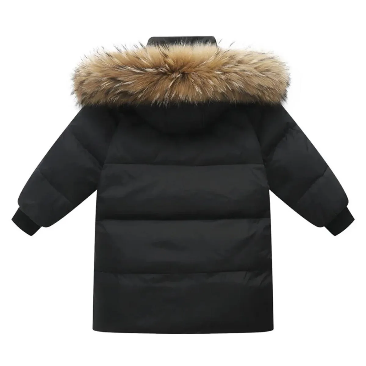 Piumino invernale caldo per bambini addensare abbigliamento ragazzo bambina vestiti Parka con cappuccio cappotto di pelliccia na
