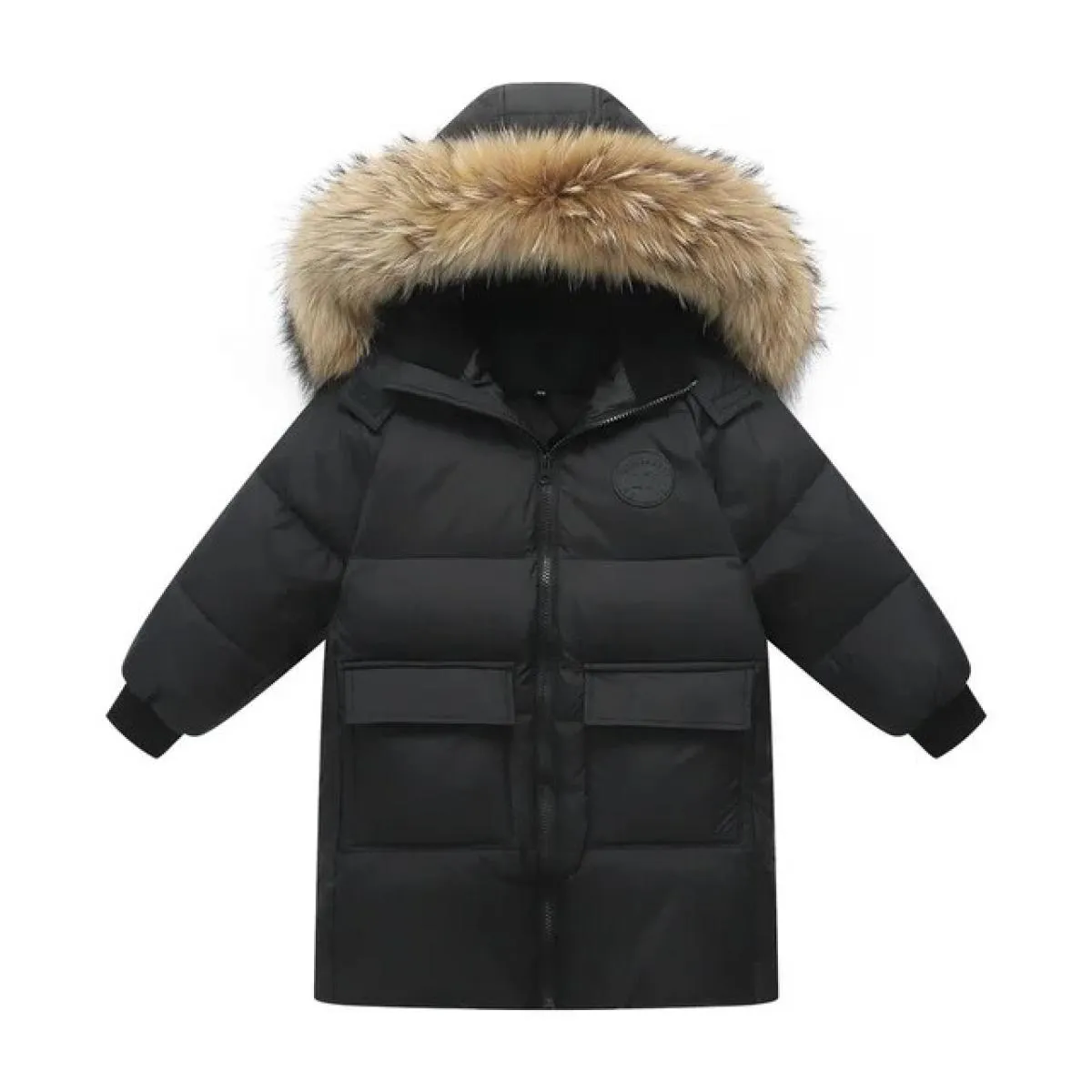 Piumino invernale caldo per bambini addensare abbigliamento ragazzo bambina vestiti Parka con cappuccio cappotto di pelliccia na