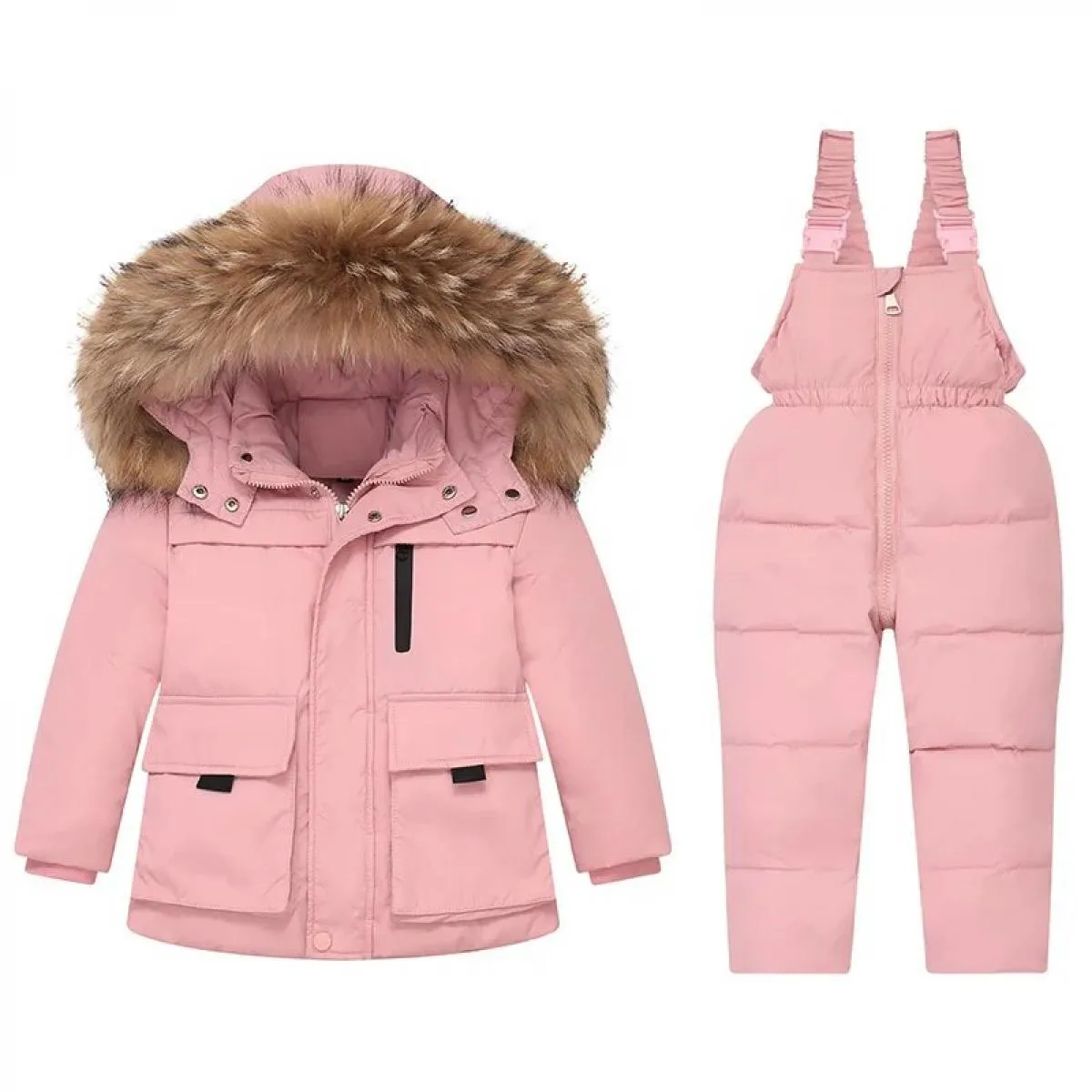 Piumino invernale Tuta Ragazzo Tute calde per bambini Parka per bambini Cappotto con cappuccio Tuta da neve per bambini Panno pe