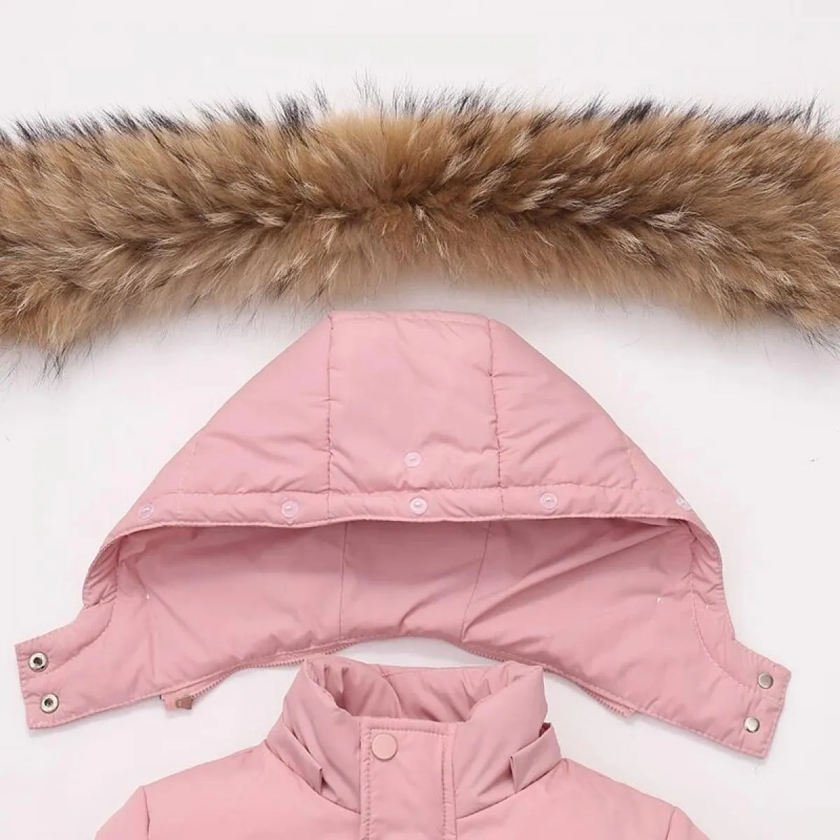 Piumino invernale Tuta Ragazzo Tute calde per bambini Parka per bambini Cappotto con cappuccio Tuta da neve per bambini Panno pe