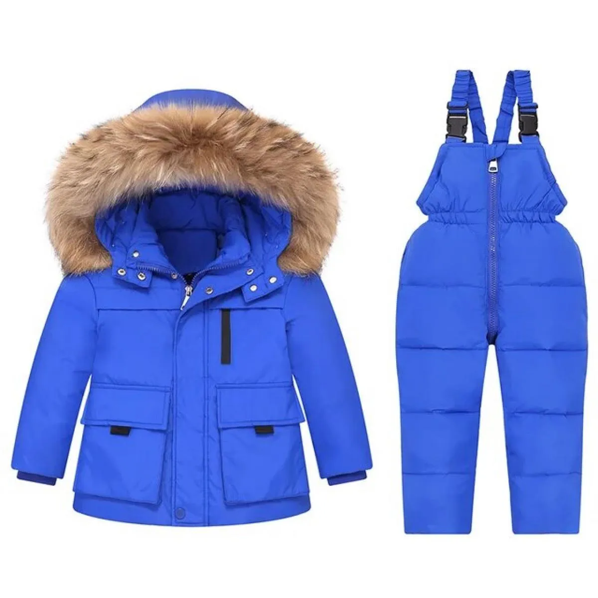 Piumino invernale Tuta Ragazzo Tute calde per bambini Parka per bambini Cappotto con cappuccio Tuta da neve per bambini Panno pe
