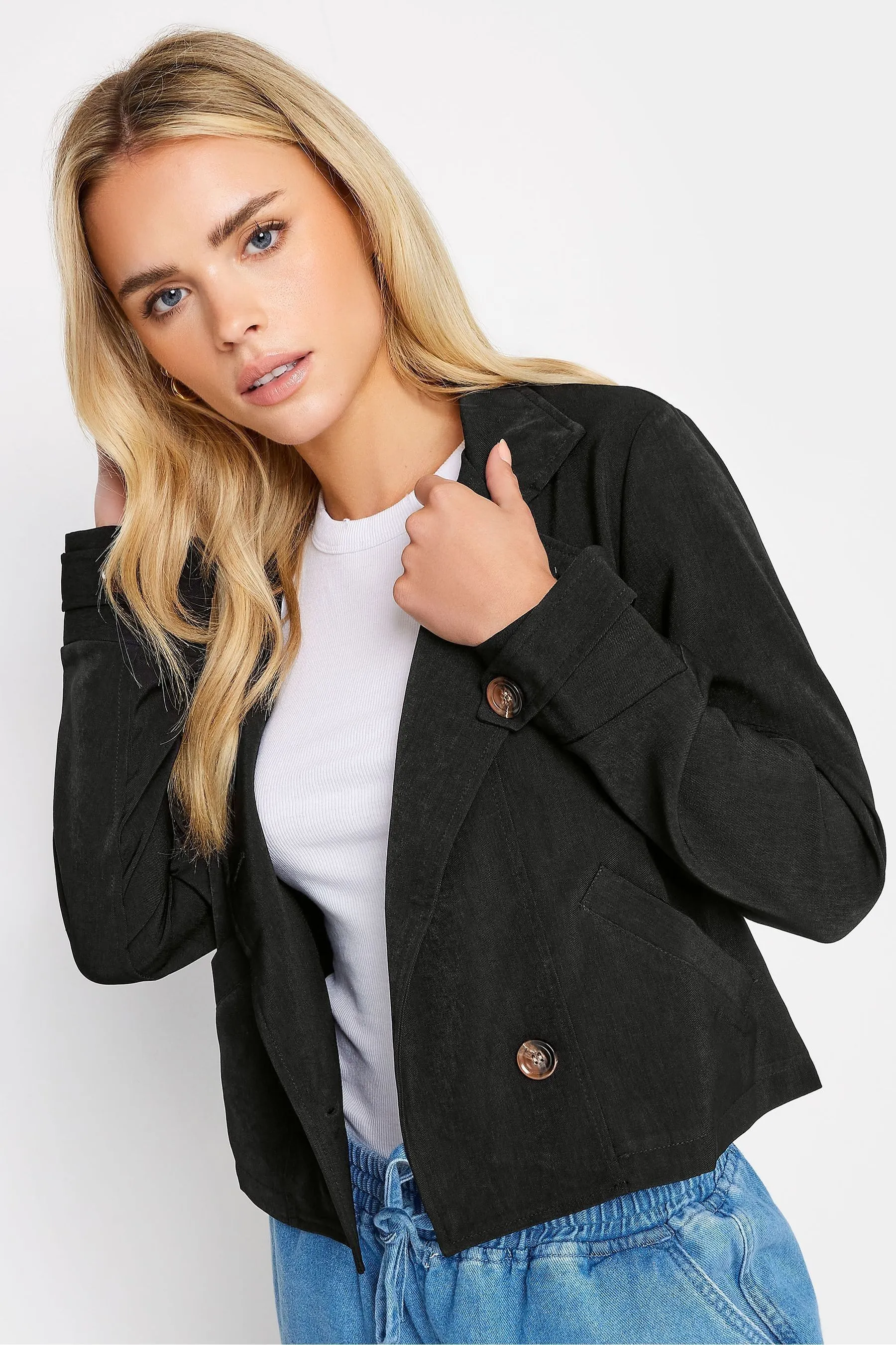 PixieGirl Petite - Trench Corto accollato