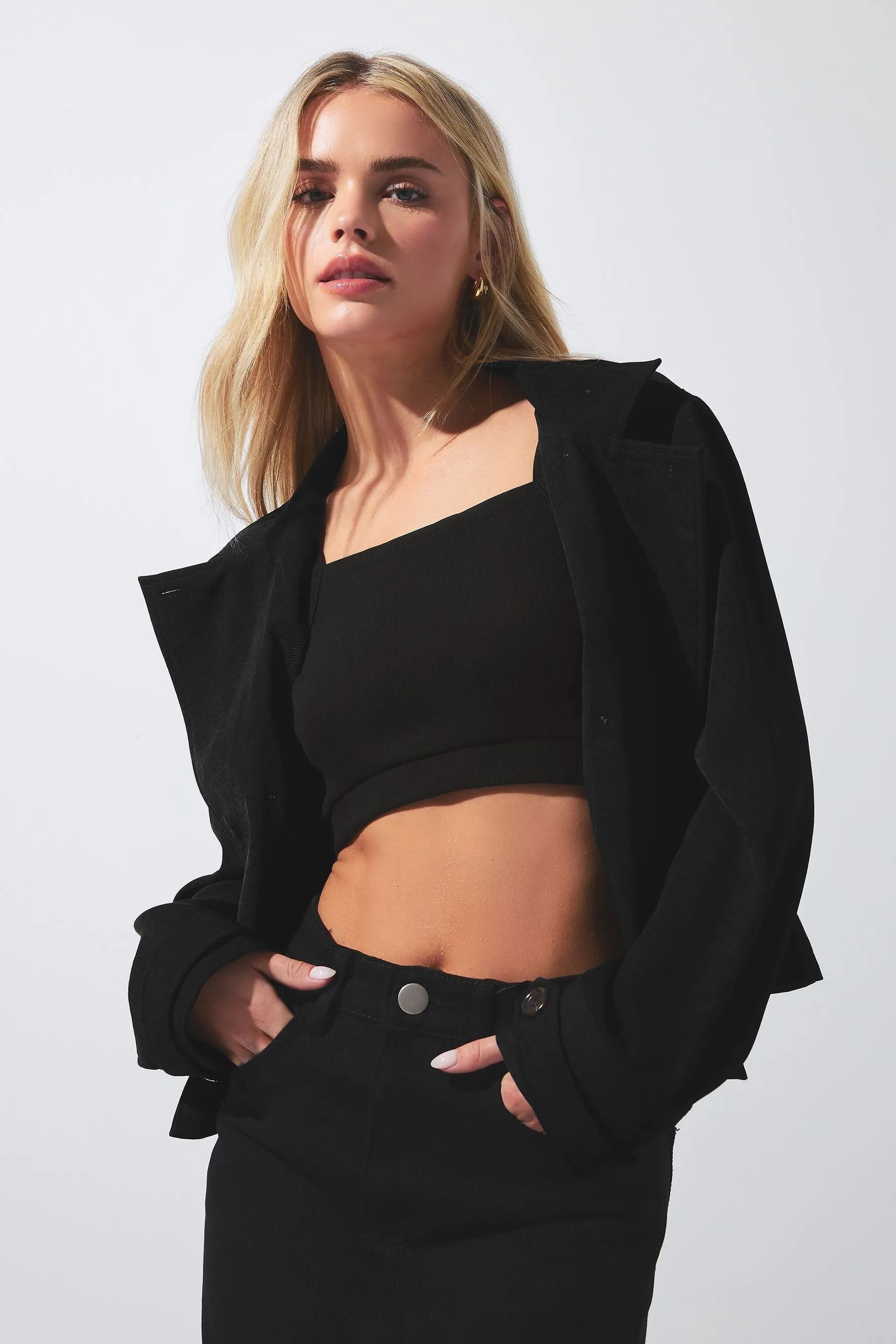 PixieGirl Petite - Trench Corto accollato