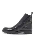 Polacco Guidi Calzature BEATLES 2 ZIP in pelle nero