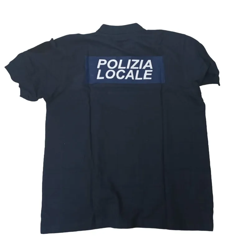 Polo polizia locale Emilia Romagna maniche corte blu OFFERTA