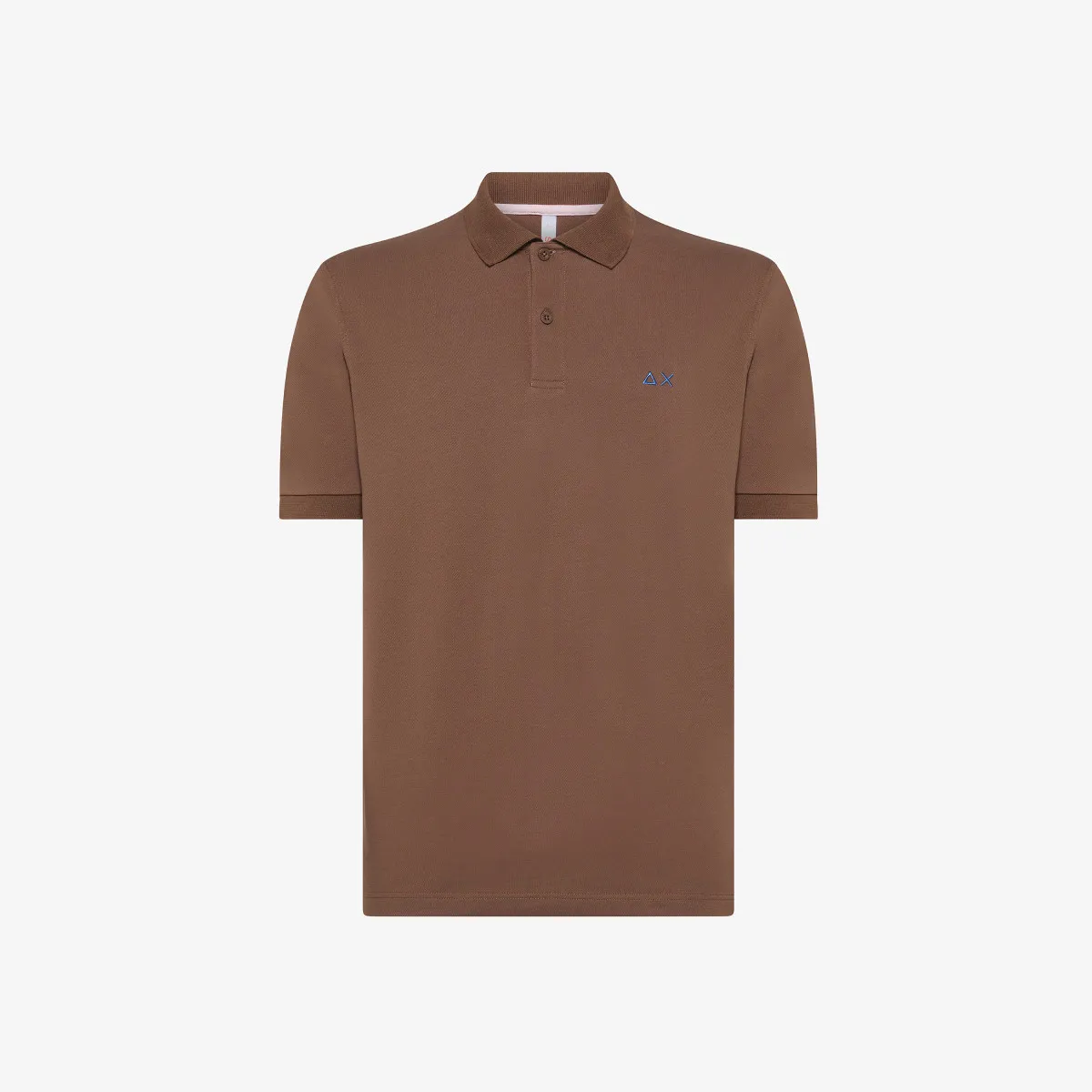 POLO SOLID REGULAR S/S MARRONE