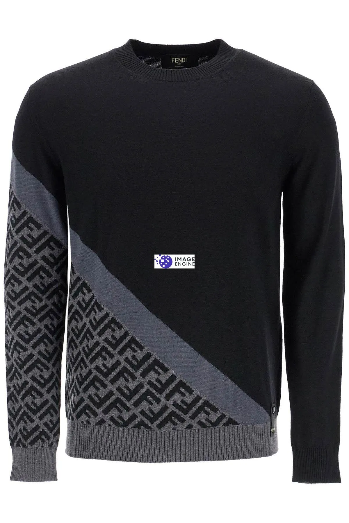 Pullover con inserto Fendi Diagonal
