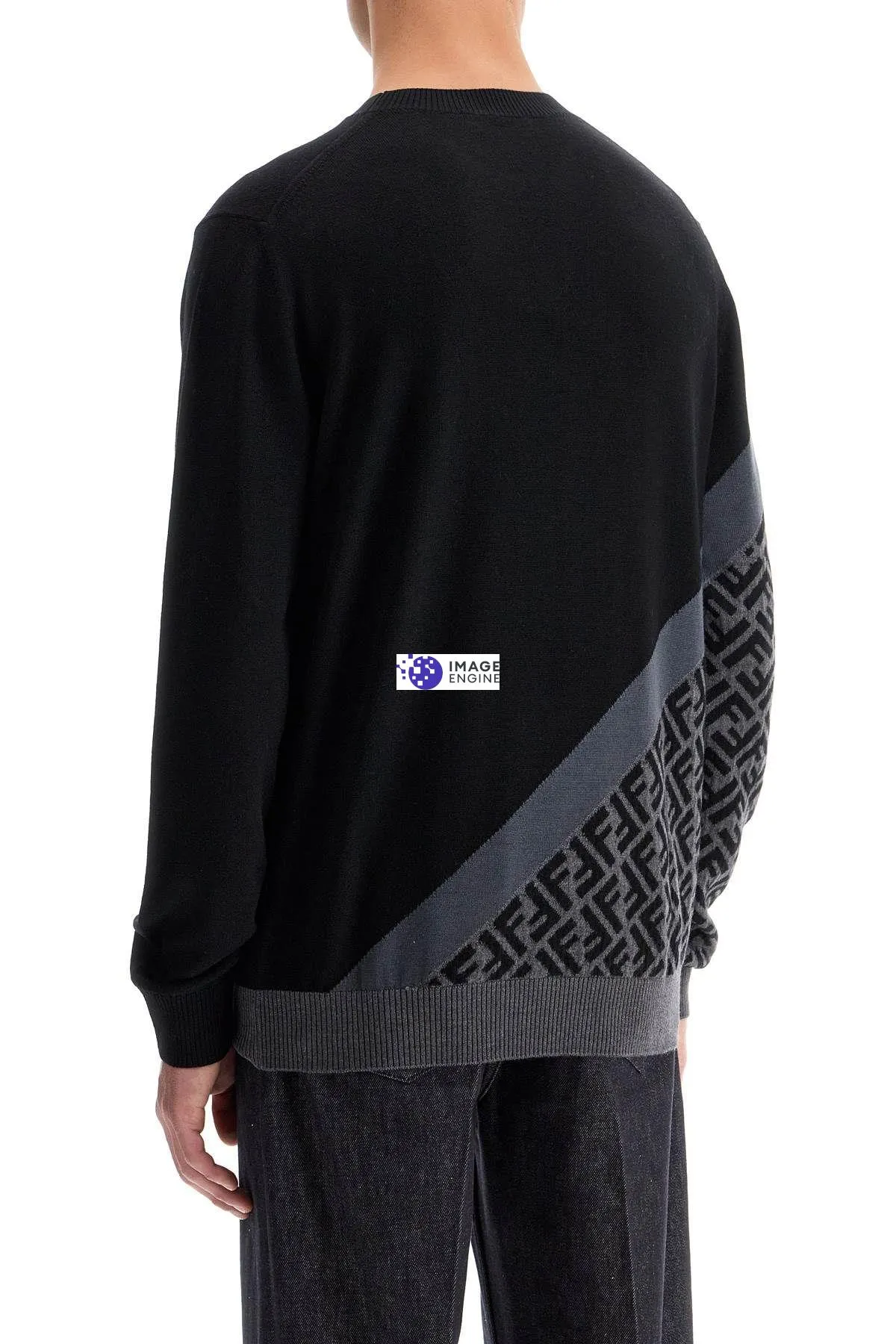 Pullover con inserto Fendi Diagonal