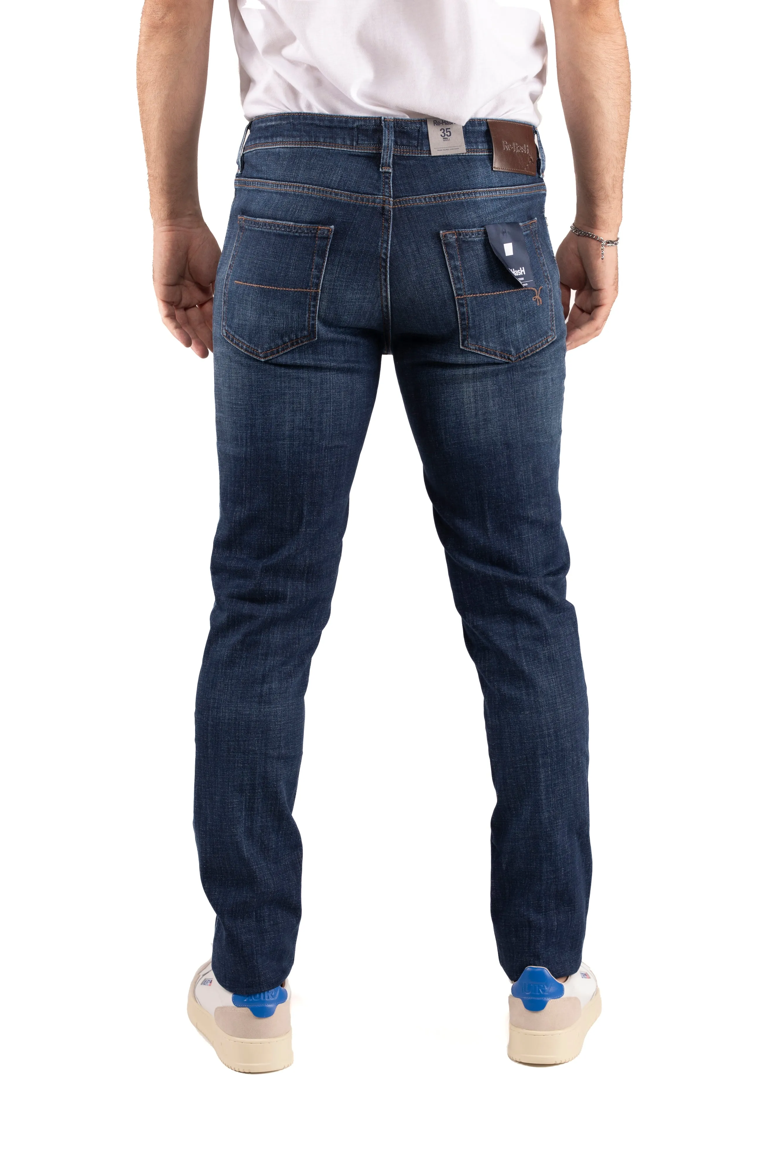 RE-HASH JEANS DENIM SCURO WASH