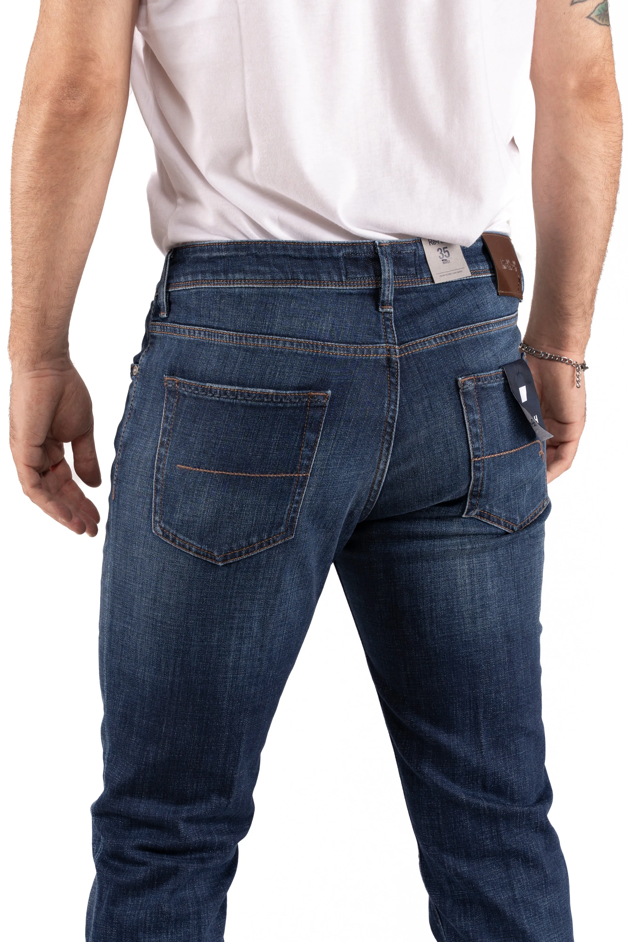 RE-HASH JEANS DENIM SCURO WASH