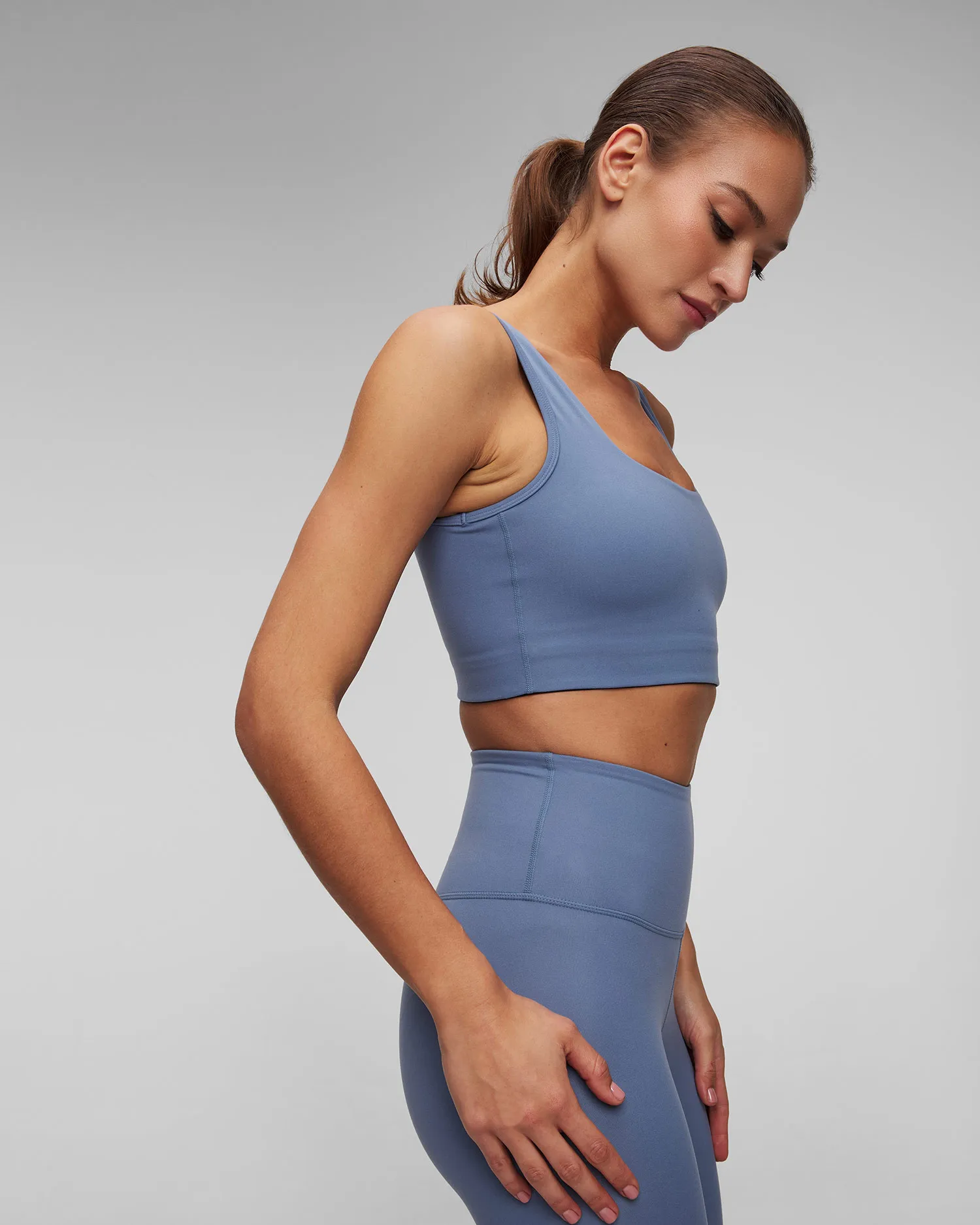 Reggiseno sportivo blu da donna Varley Let's Move Delta Bra var00853-cobl
