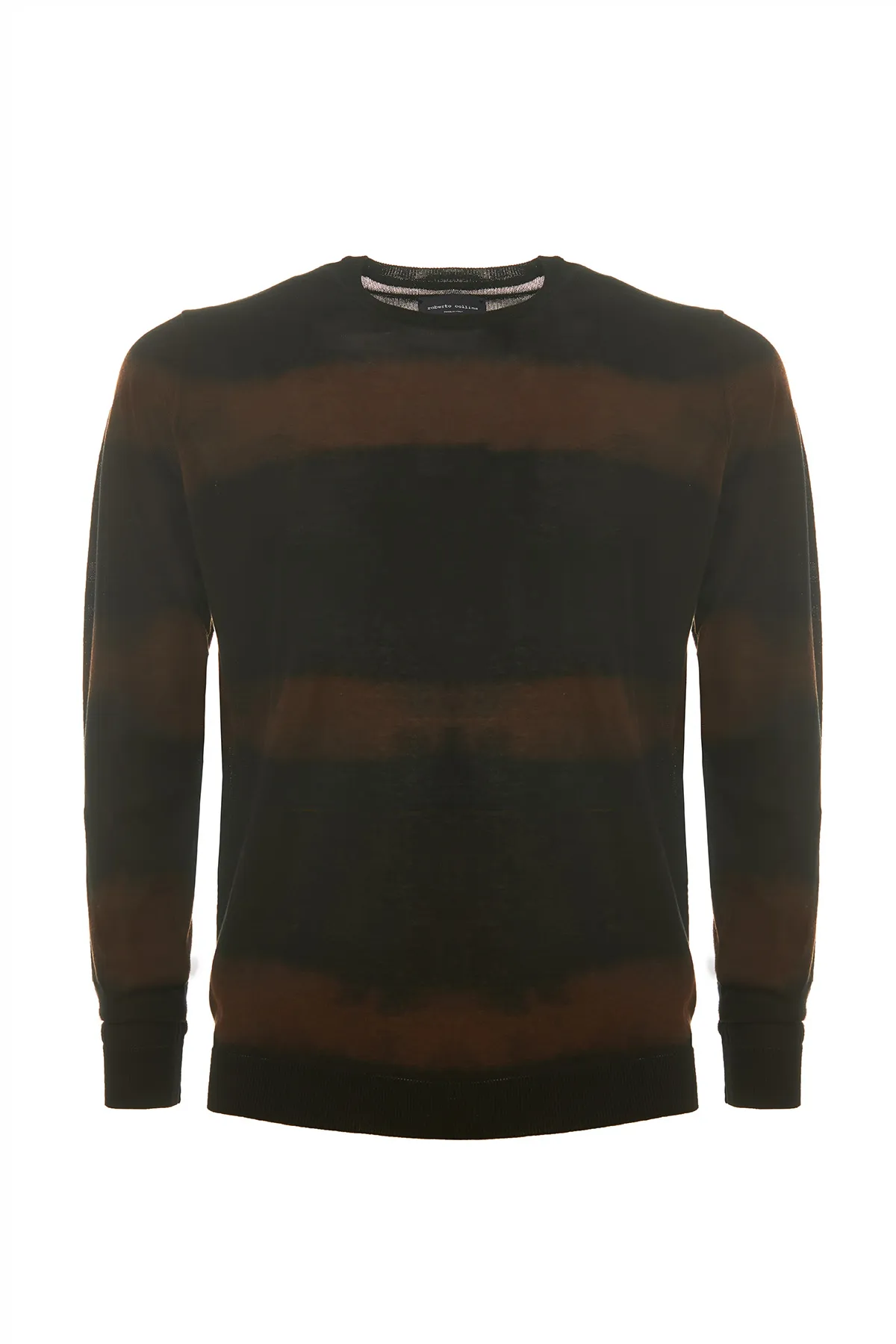 Roberto Collina maglia a righe maltinte