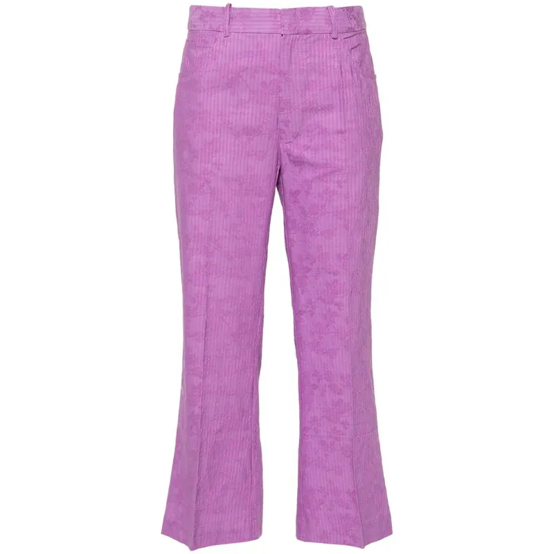 Rodebjer Miso Stripe Pants Slim Cropped 2400362