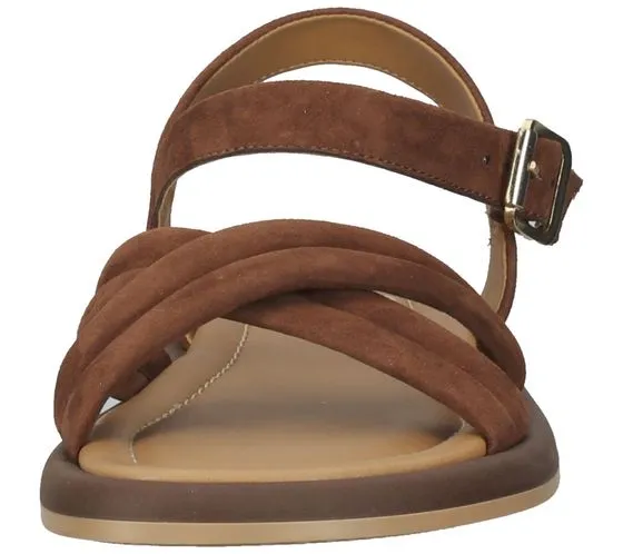 SANSIBAR scarpe da donna in vera pelle sandalo estivo dal look etnico 1096239 marrone