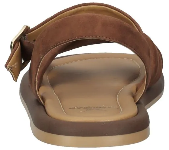 SANSIBAR scarpe da donna in vera pelle sandalo estivo dal look etnico 1096239 marrone