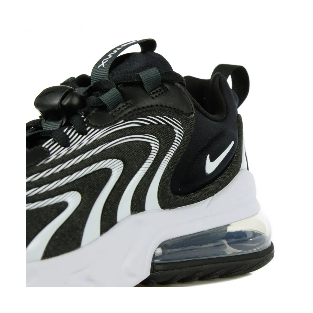 scarpa bassa uomo air max 270 react eng BLACK/WHITE/DK SMOKE GREY/WOLF GREY