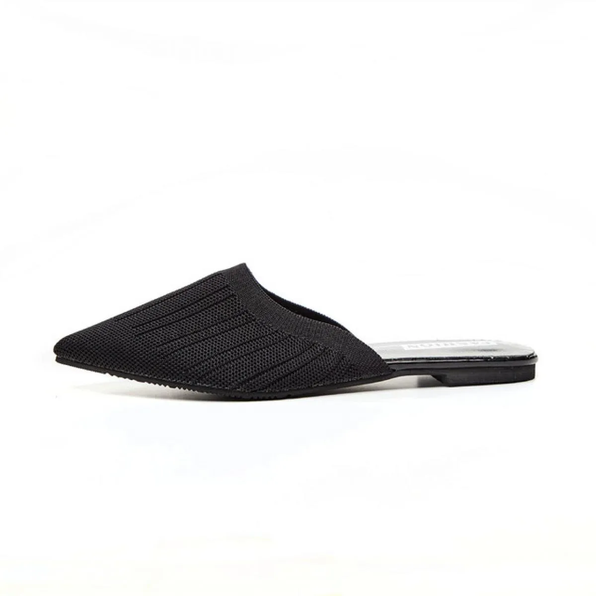 Scarpe basse a punta Scarpe con tacco Scarpe da donna Scarpe estive Sandali Ciabatte elastiche traspiranti lavorate a maglia Sha