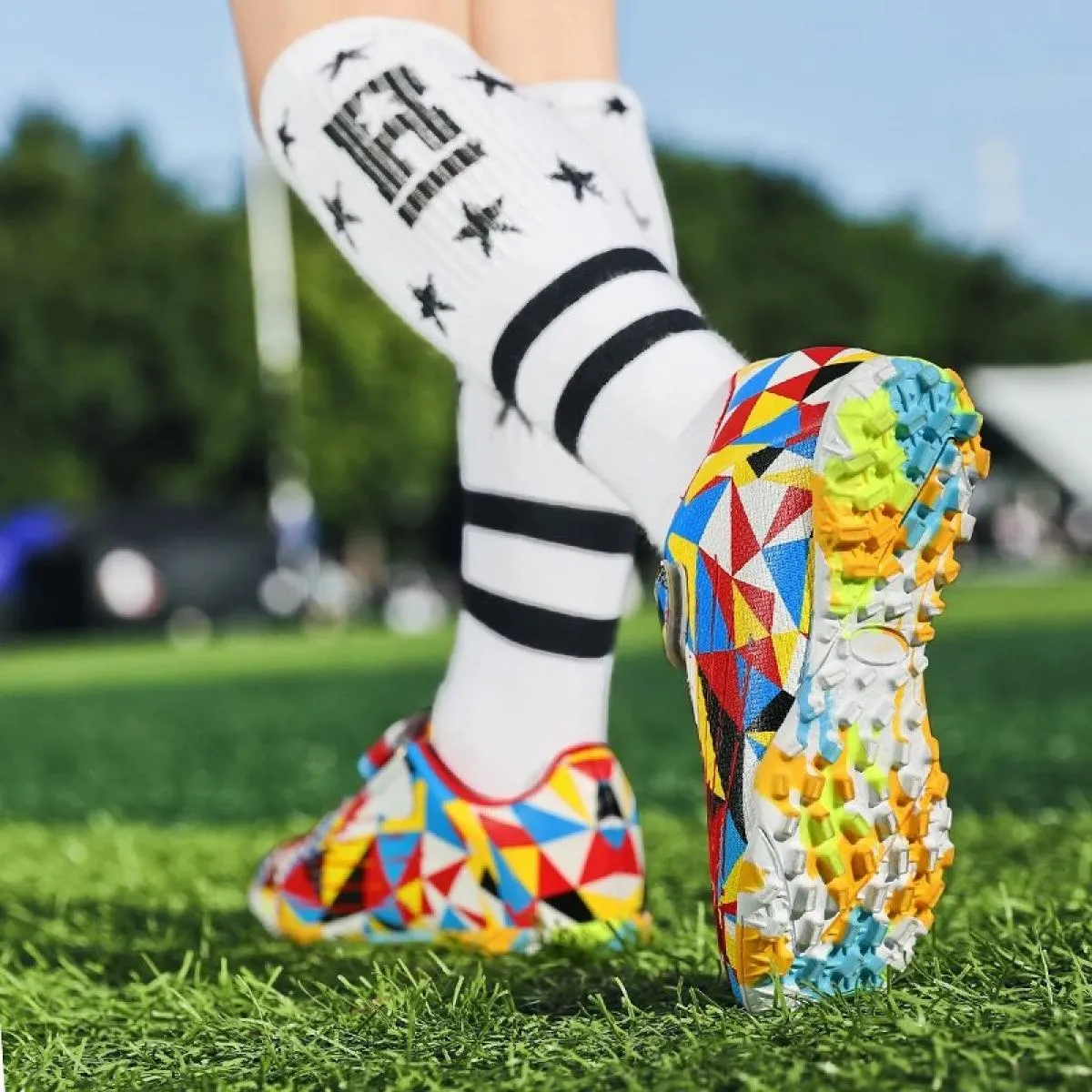 Scarpe da ginnastica per bambini Scarpe da ginnastica per bambini per ragazzo Scarpe da calcio leggere Scarpe per bambini stile