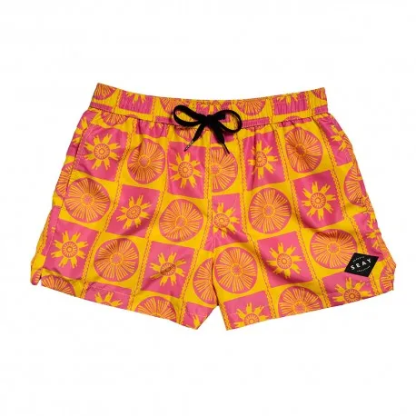 Seay Costume Boxer Fantasia Giallo Uomo