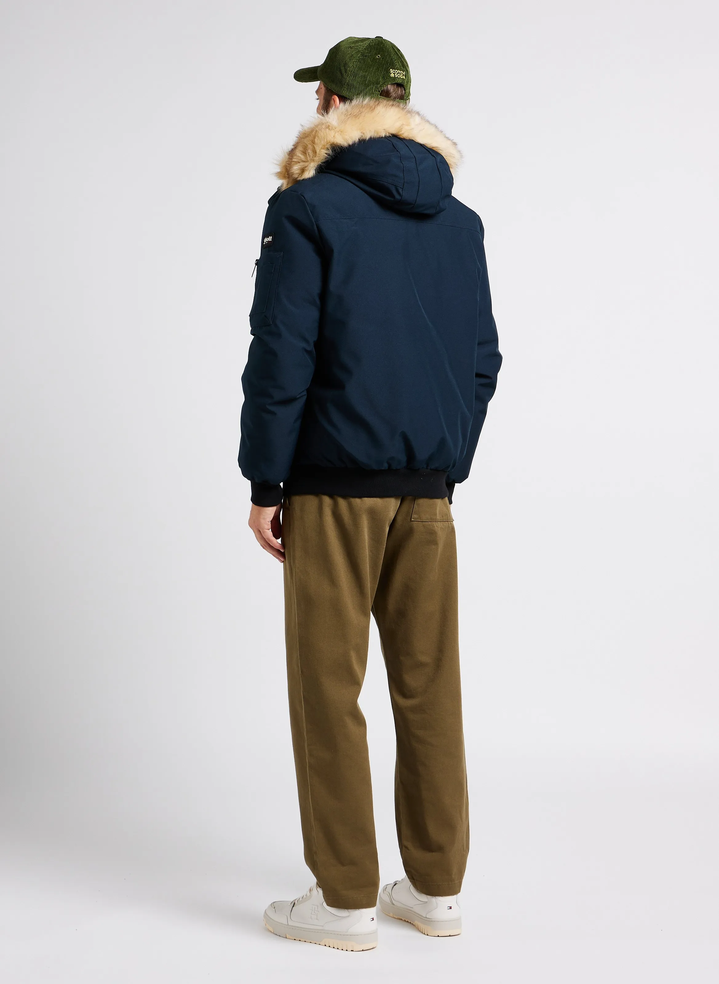  SELECTED   BERG - Lupetto regular fit in cotone con zip | Grigio