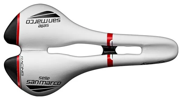 Selle San Marco Aspide Racing Open-Fit Bianco