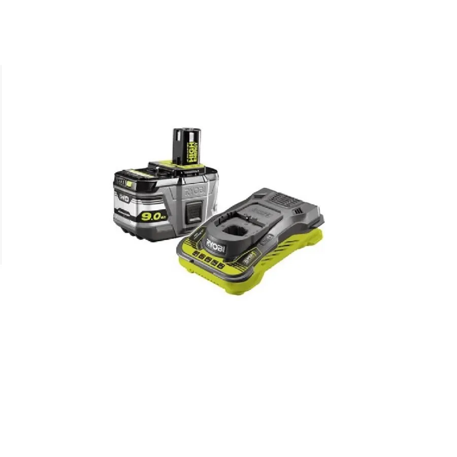 Set caricabatterie e batteria RYOBI RC18150-190 da 9.0 Ah 