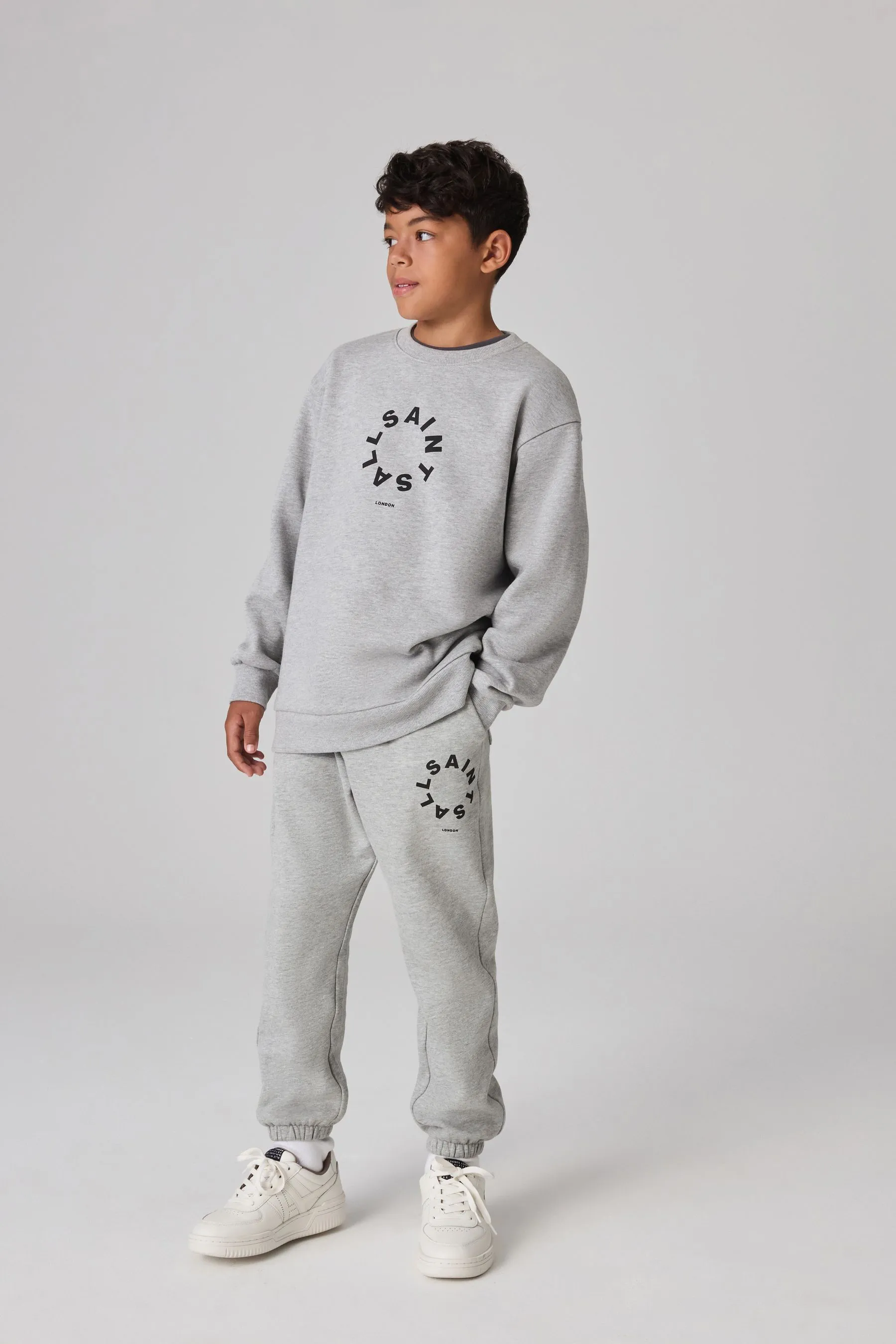 smALLSAINTS - Tierra - Pantaloni da jogging dritta con logo    