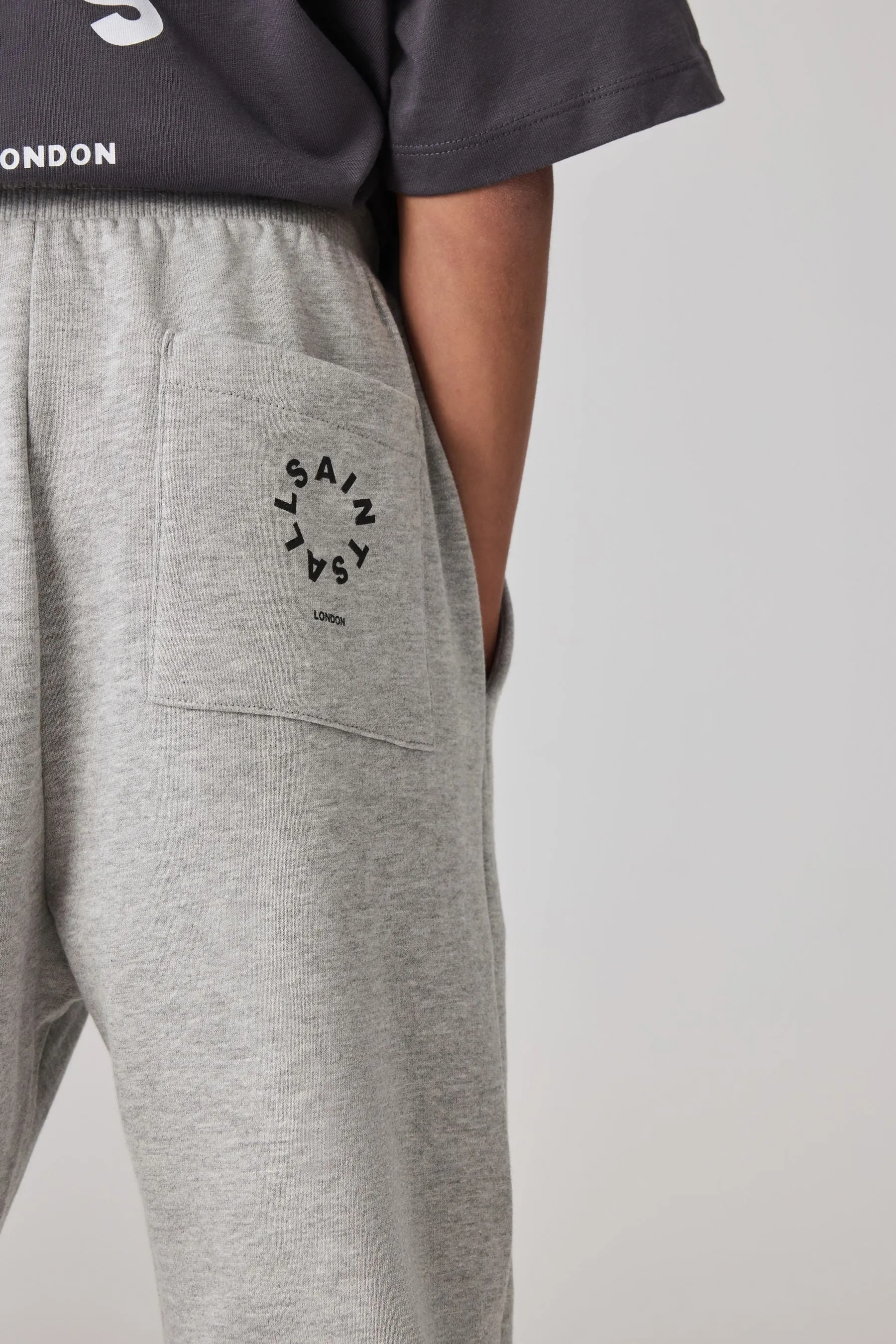 smALLSAINTS - Tierra - Pantaloni da jogging dritta con logo    
