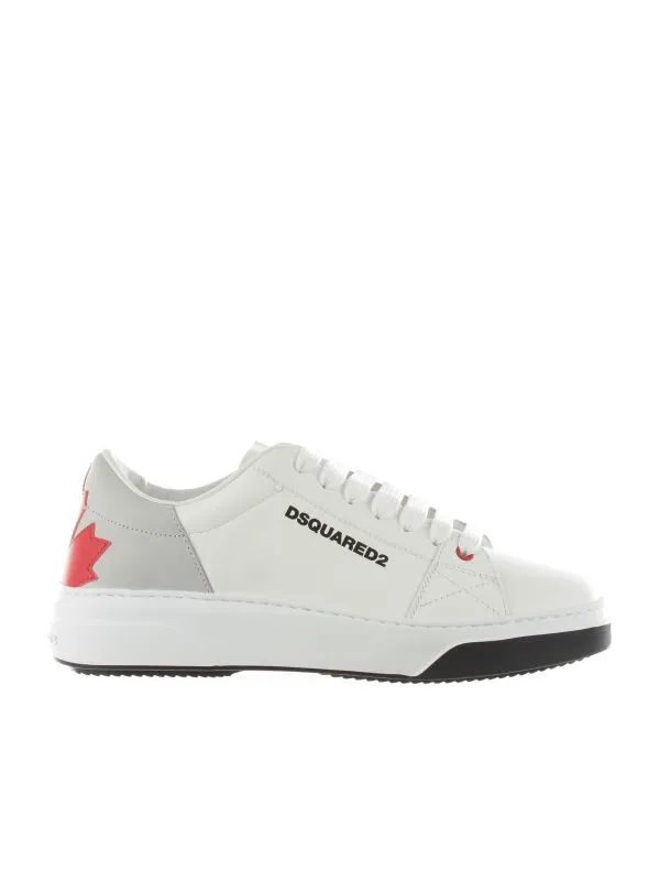 Sneaker bumper in pelle